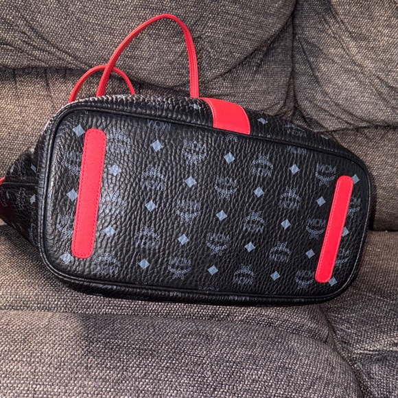 MCM Black and Red Tote Bag - Picture 7 of 10